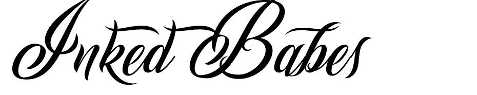Inked Babes font